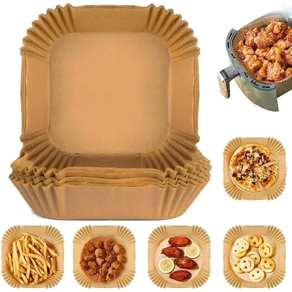 Kitchen Baking Sheets - 50/100PCS Friggitrice Ad Aria Vassoio di