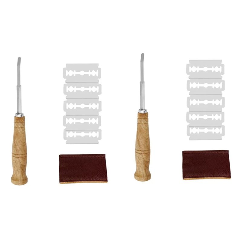 Bread Lame Scoring - Set di coltelli per pane A67K-2,