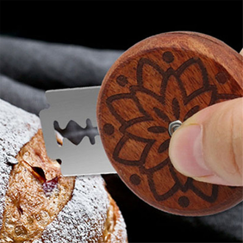 Bread Lame Scoring - Coltello zoppo per pane rotondo in