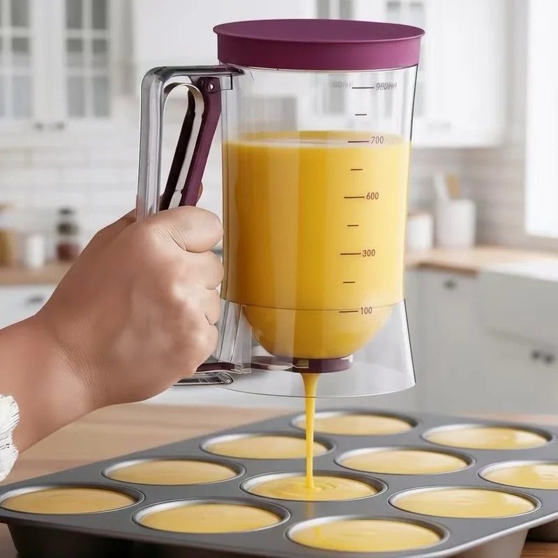 Kitchen.Baking Labels - Dispenser per impasto manuale graduato a