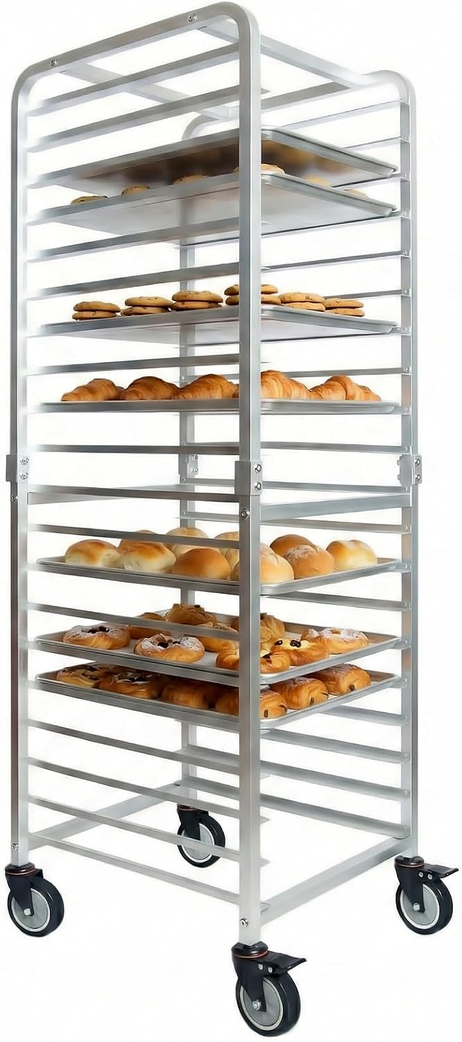 Kitchen Baking Sheets - Carrello Refrigerante Mobile per Pasticceria a