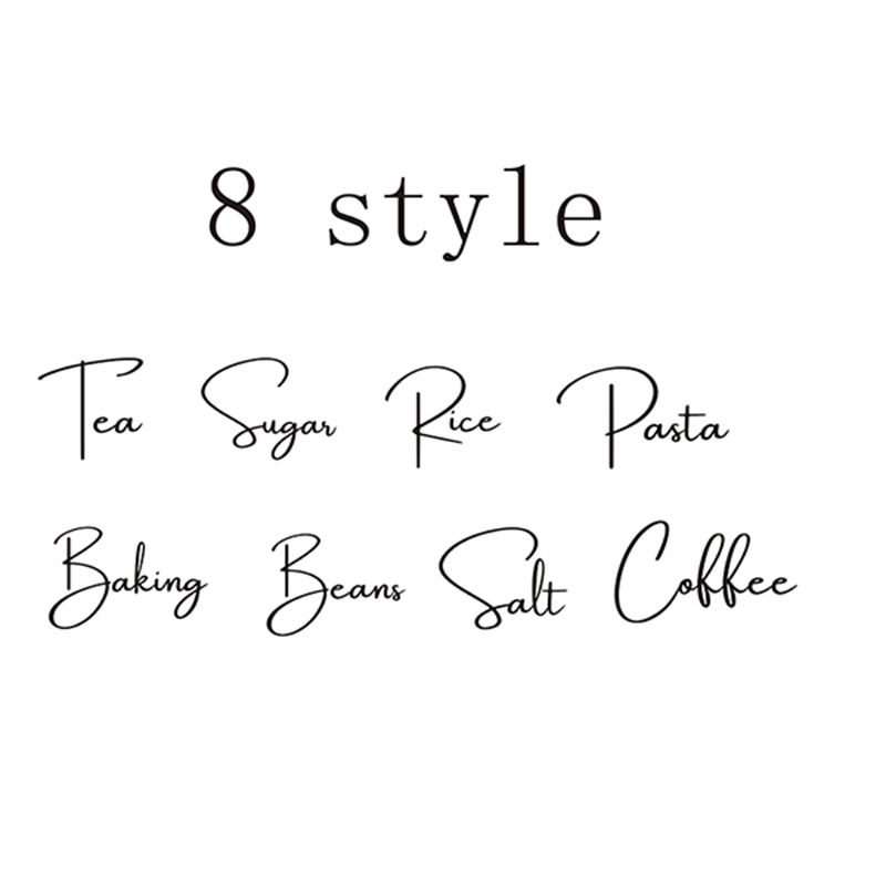 8 pezzi di etichette per barat - Kitchen.Baking Labels recensione e prezzo