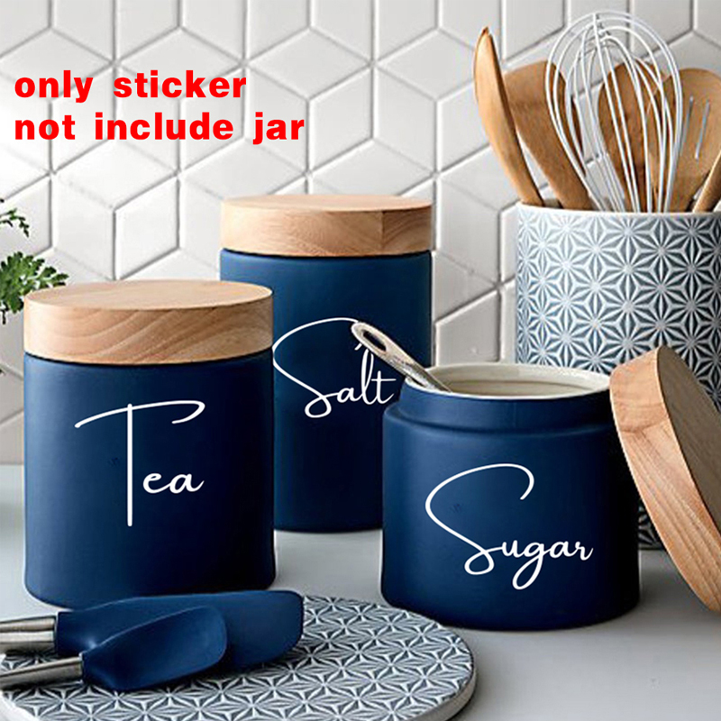 Nessun barattoli 8 pezzi per l - Kitchen.Baking Labels recensione e prezzo