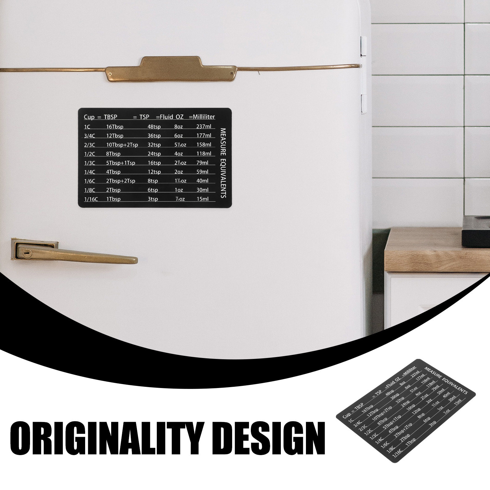 Tabella Compatta di Conversion - Kitchen Baking Conversion Chart recensione e prezzo