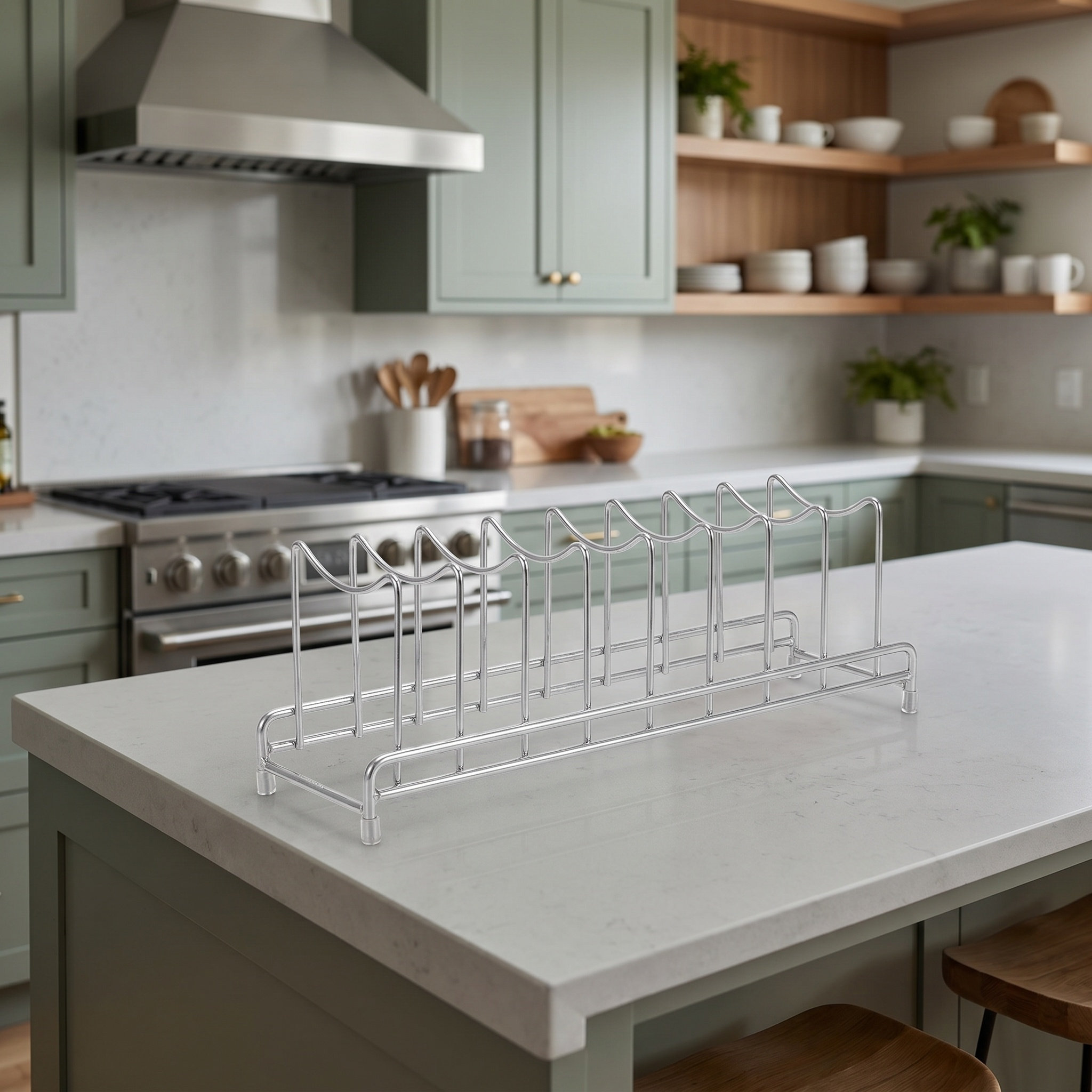 Organizzatore per Coperchi di  - Kitchen Cabinet Baking Sheet Organizer recensione e prezzo