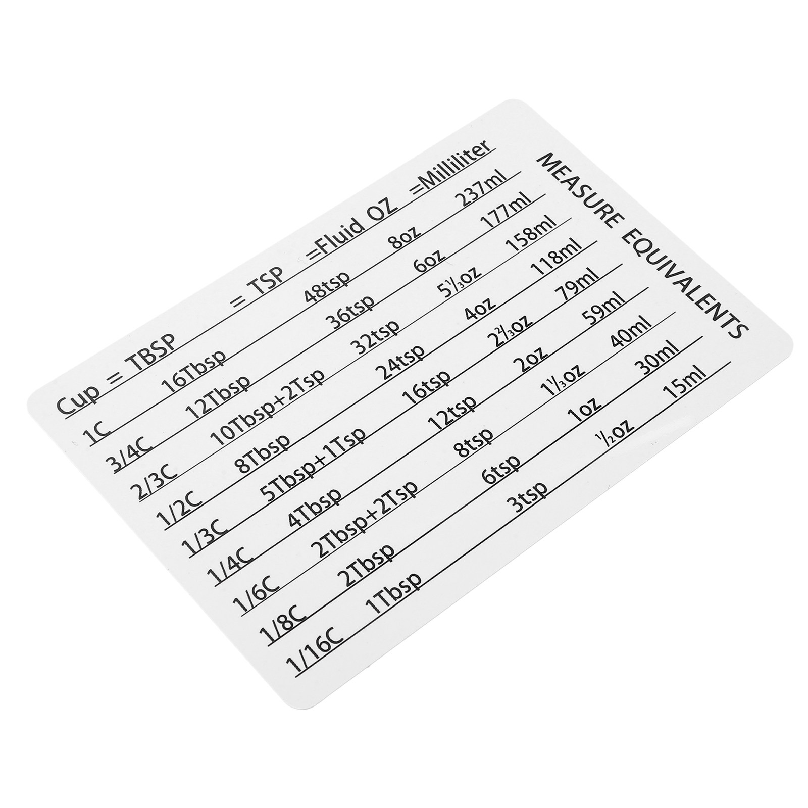 Tabella di Conversione delle M - Kitchen Baking Conversion Chart recensione e prezzo