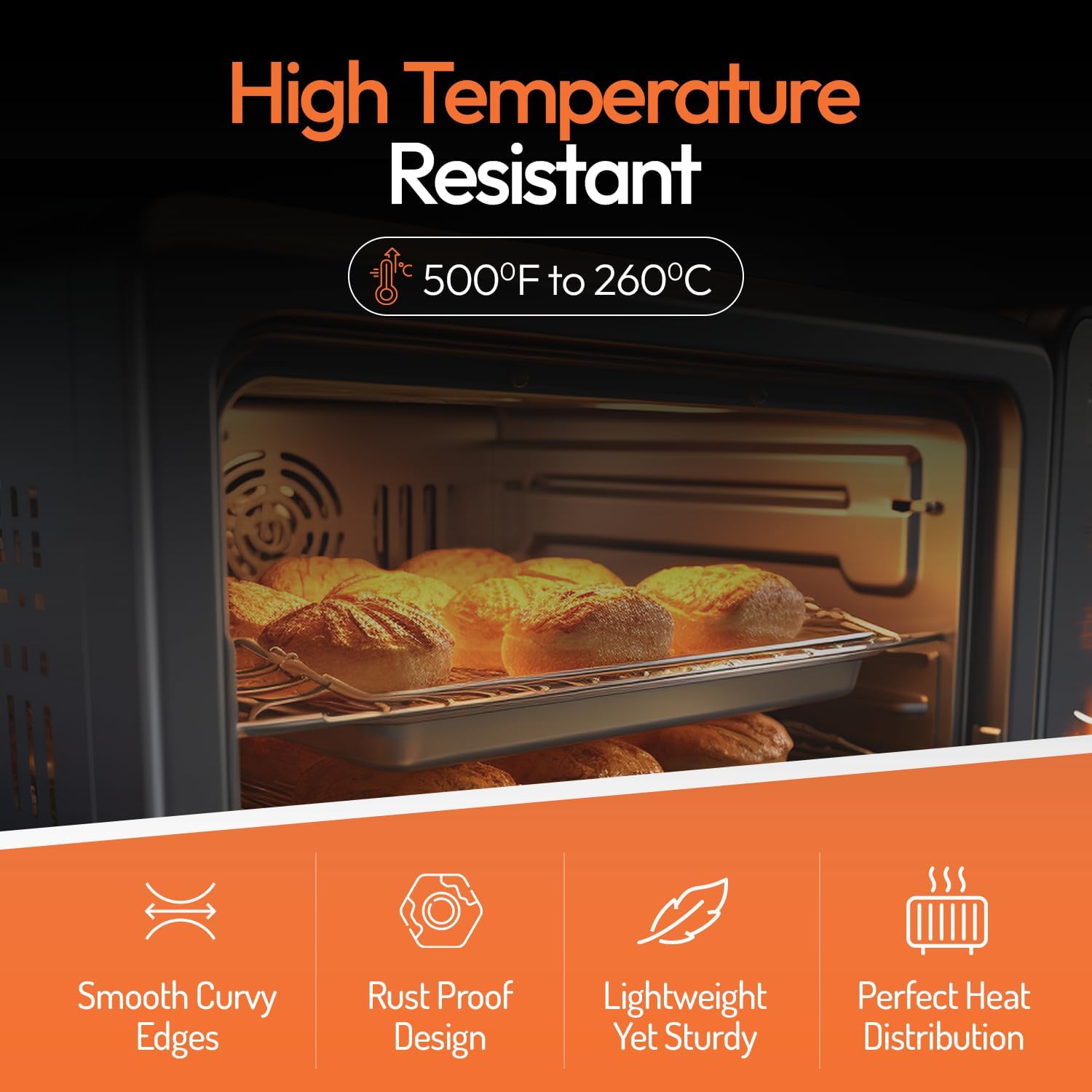 Set di teglie da forno in allu - Kitchen Baking Sheets recensione e prezzo