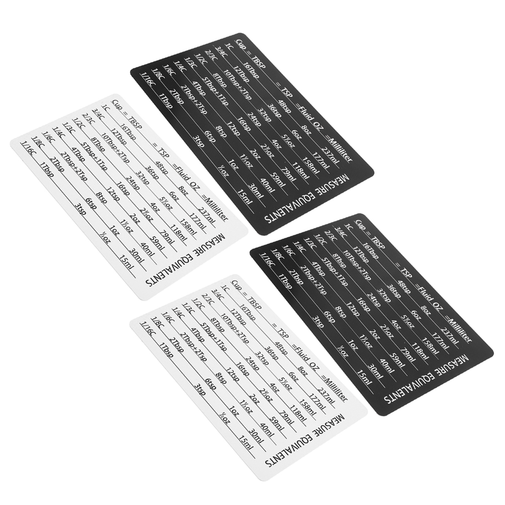 4 pezzi misurino cucchiaio acc - Kitchen Baking Conversion Chart recensione e prezzo