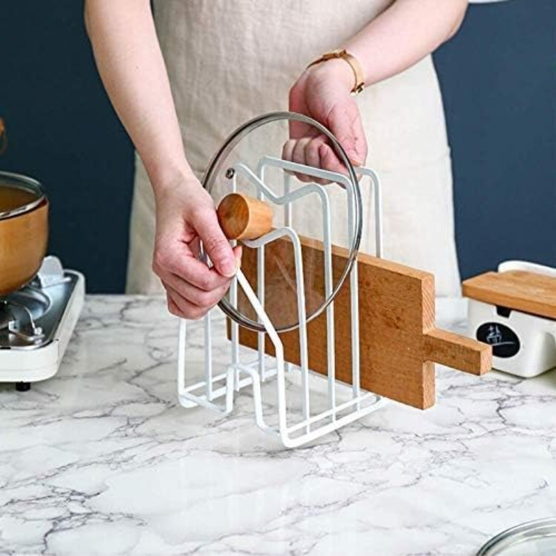 1 Pezzo Porta Coperchi per Pen - Kitchen Baking Tray Organiser recensione e prezzo