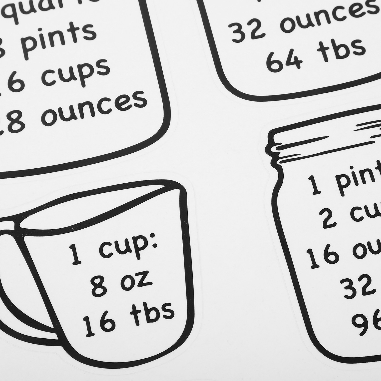 2 Pezzi Tabella di Conversione - Kitchen Baking Conversion Chart recensione e prezzo